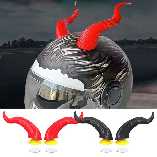 2pcs devil horns for helmets - devil,