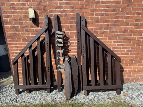Horse jump wings with - horse,