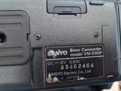 Sanyo d90p 8mm - sanyo, vm-d90p