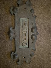 Art Nouveau Cast Iron Letter