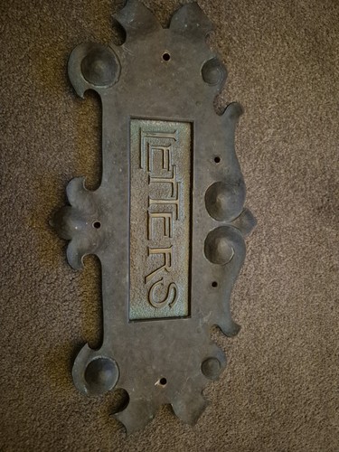 Art nouveau cast - cast, letter