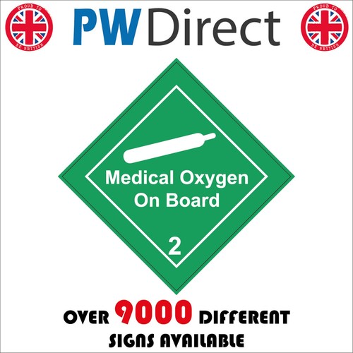 Sign medical oxygen board 2 - sign,