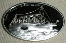 2000 / 2005 R.M.S. TITANIC EXPEDITION ORIGINAL COAL .999 SILVER 24.7 GRAMS vafo