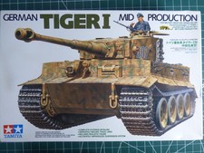 1/35 SUPERB TAMIYA # RARE HARD TO WW2 AXIS TIGER 1 MID PRODUCTION HEAVY TANK