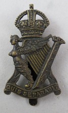 Military Blackened Cap Badge Royal Irish Rifles British Army Infantry