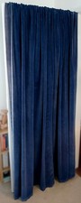 Vintage Blue Velvet Door Curtain
