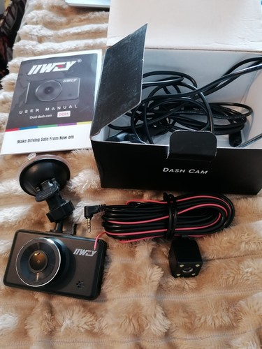 Dual dash cam front - dash, rear