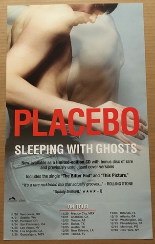 Placebo rare tour - promo, poster