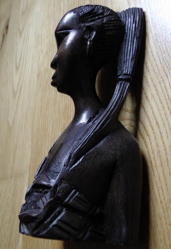 African hand carved hardwood - carved,