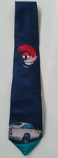 VINTAGE CHARLES OF LONDON JAMES BOND 007 PRINT NECK TIE 100% POLYESTER 