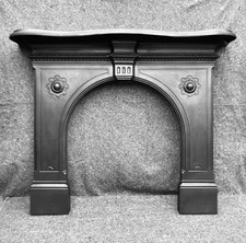 LARGE ANTIQUE ARCHED CAST IRON