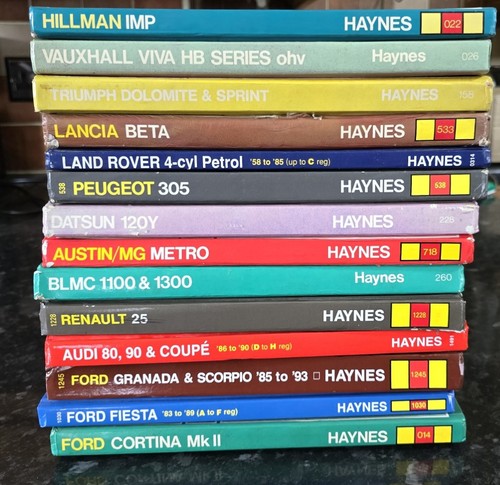 Job lot haynes car - 14,