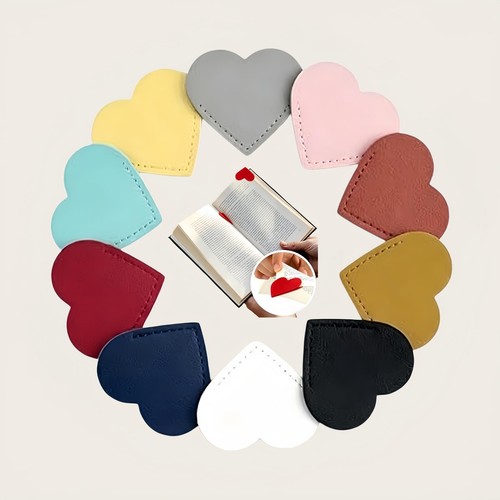 Yngswio 10pcs leather heart - leather,