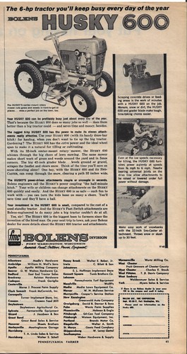 Bolens husky 600 lawn - -,