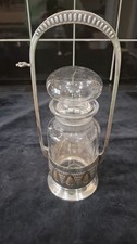 Old Vintage Epns Pickle Jar Stand