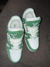 Louis Vuitton Green White Logo