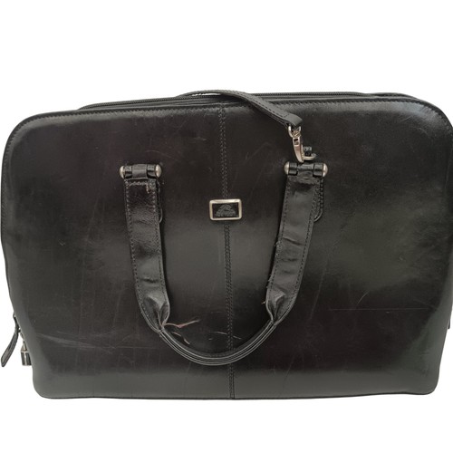 Tony perotti leather briefcase - tony,