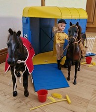 Vintage Sindy Horse Box & Accessories
