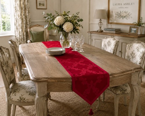 Laura ashley red - ashley, damask