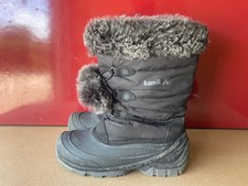 Kamik Women's Black Waterproof Fuax Fur Collar Winter Boot Size UK5.5 EU 38 A6