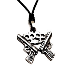 Knuckle Duster Guns Necklace