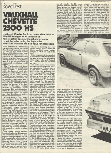 Vauxhall chevette 2300 - vauxhall,