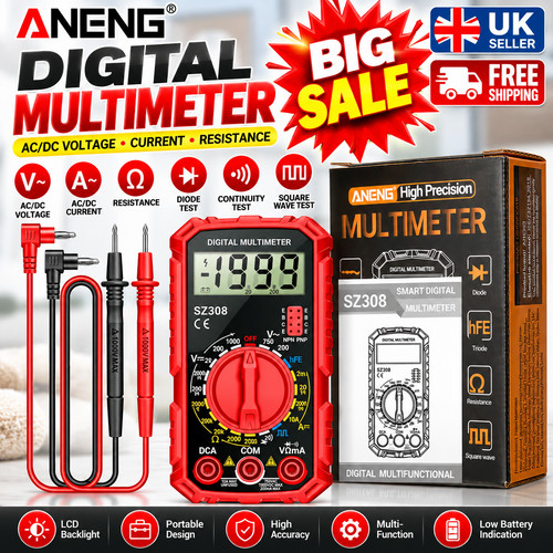 Aneng sz308 digital multimeter - aneng,