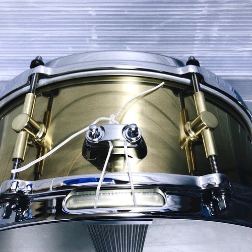 Canopus brass snare drum - snare,