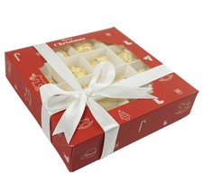 Christmas  empty Pick & Mix Sweet Boxes with clear window display 