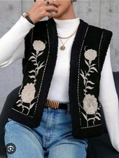 ZARA Embroiderd Gilet