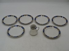 Midwinter Porcelon Burslem Floral x1 Plates & Milk Jug + x5 Bassett Plates