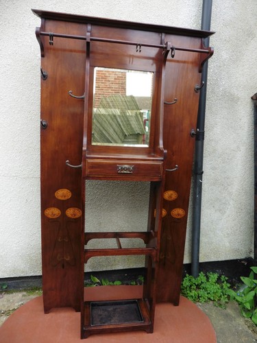 Antique mahogany art noveau - antique,