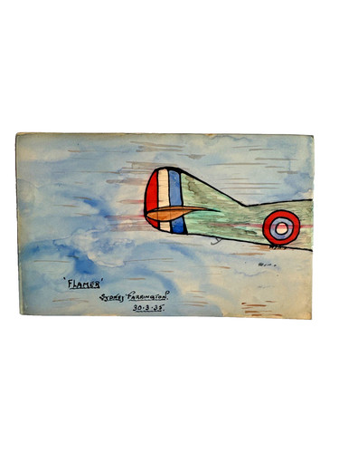 Original 1935 watercolour raf - original,