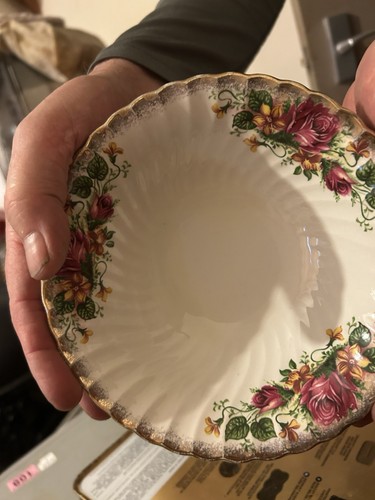 Vintage bowl english rose - bowl, "english