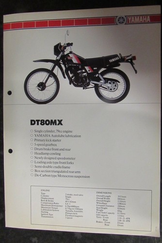 Yamaha dt80mx trader - dt80mx,