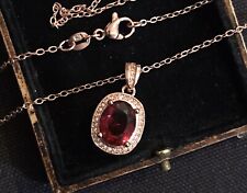 Vintage Style Red Gemstone And