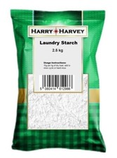 2.5kg Laundry Starch Powder Tablecloths Linens Chef Whites Shirts Clothes Sheets