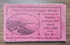 Mountain Ride Round Lion's Head. 8 Out of 12 Vintage Postcards in a Booklet