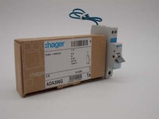 Hager RCBO 6 Amp 30mA Type B 6A Compact B6 ADA Range ADA306G NEW