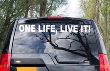 ONE LIFE LIVE IT Car Van