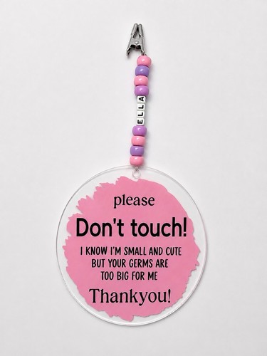 Personalised pram charm - personalised,