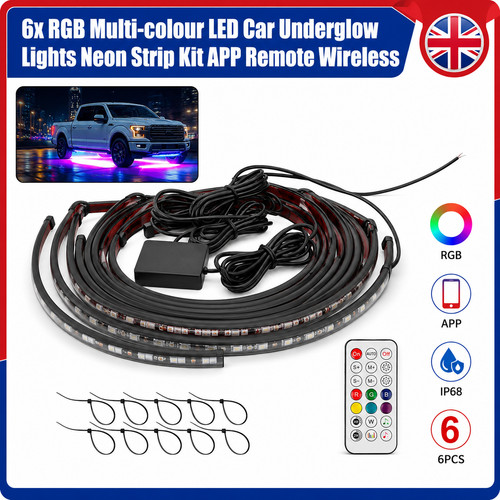 6pcs rgb multi color - rgb, multi‑color