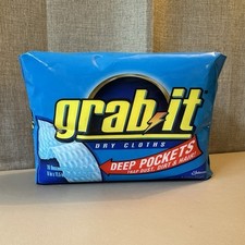 NEW GRAB IT Dry Disposable Dusting Cloths 16 Unscented 8"x 11.5" Fits Swiffer