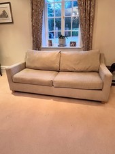 large 3 seater sofa bed Oyster