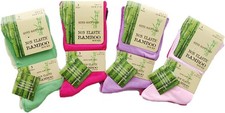 3/6/12 Pairs Ladies Bamboo Non