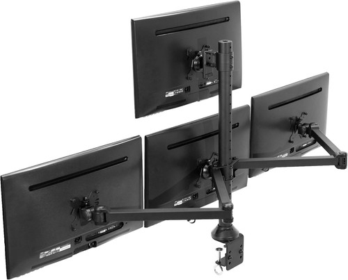 Quad monitor desk mount for - monitor,