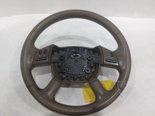 2006 JAGUAR X TYPE Multifunctional Chocolate Leather Steering Wheel