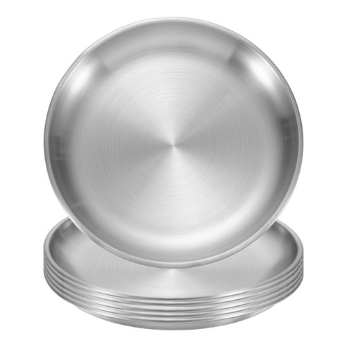 6pcs stainless steel dinner - stainless,