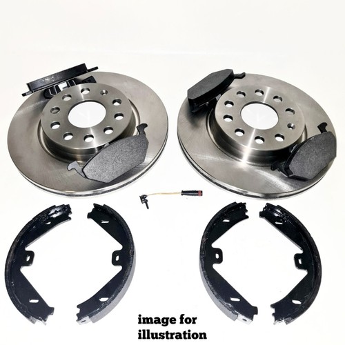 Rear brake discs pads wear - discs,