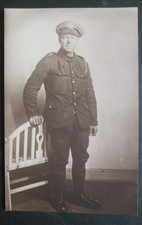 WW1 RPPC BRITISH ARMY SOLDIER 1st VOLUNTEER BATTALION ESSEX REGIMENT ?